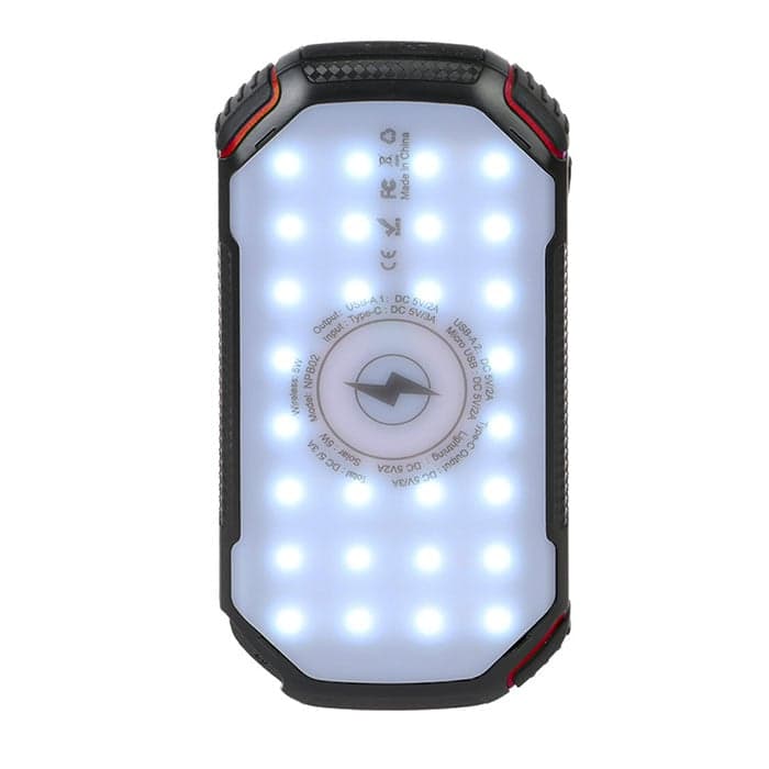 پاوربانک خورشیدی وایرلس نیتو NITU NPB02 QC+PD ظرفیت 20000 میلی آمپر — تصویر ۳