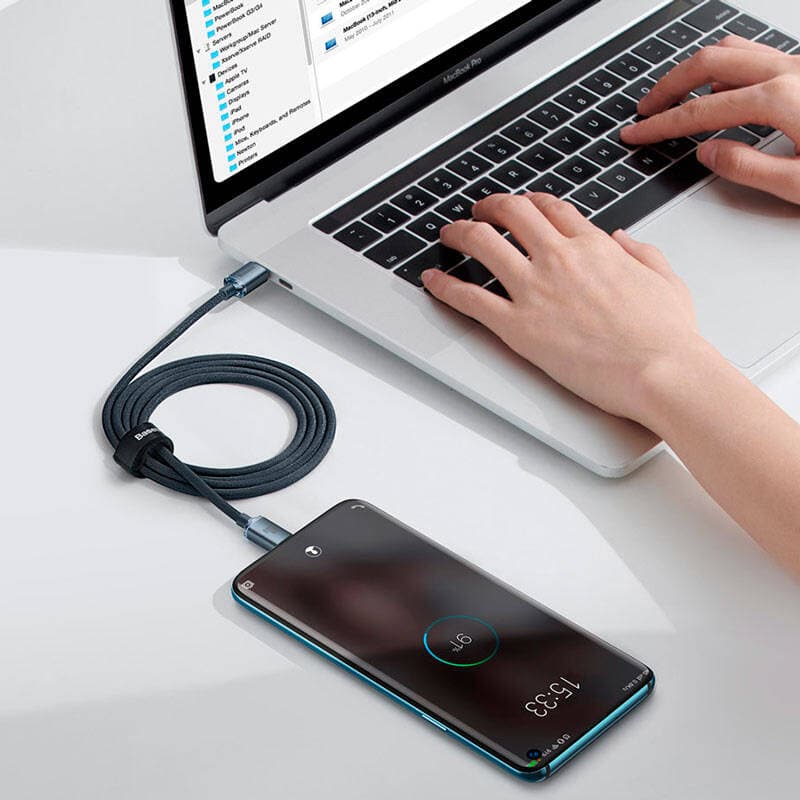 کابل تبدیل USB-C به USB-C باسئوس مدل CAJY0007 طول 2 متر — تصویر ۷