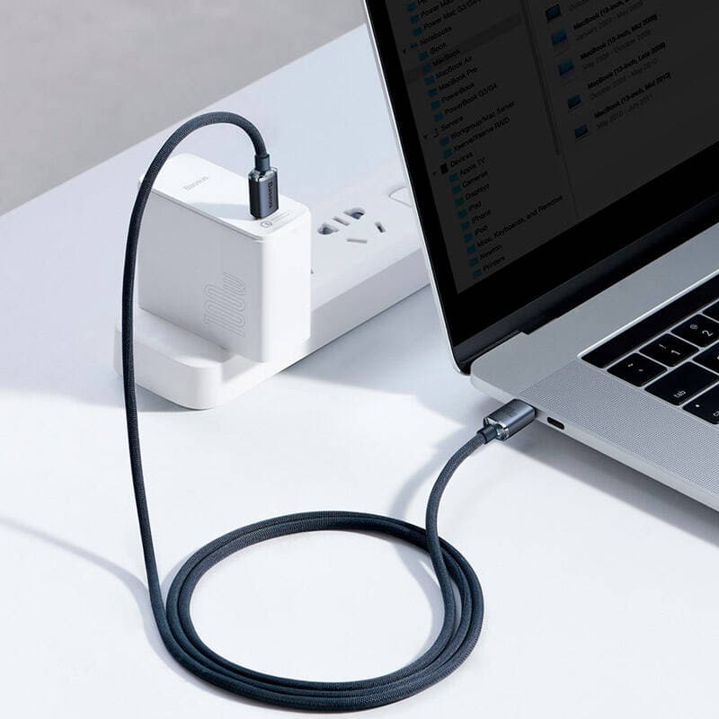 کابل تبدیل USB-C به USB-C باسئوس مدل CAJY0007 طول 2 متر — تصویر ۴