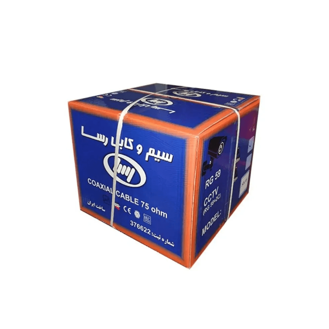 کابل RG59 ترکيبي تمام مس کرمان سولاس