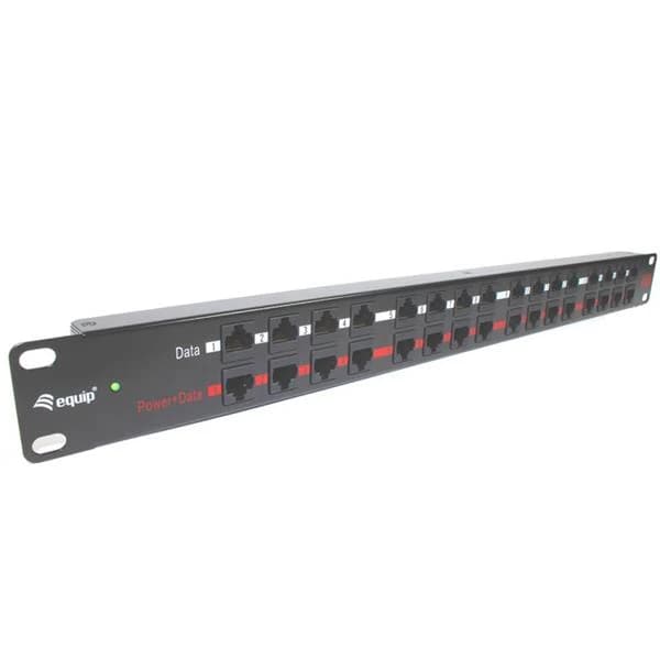 پچ پنل 16port poe Equip