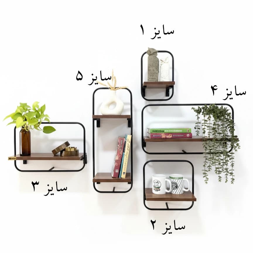 شلف دیواری مدل ورنا — تصویر ۳