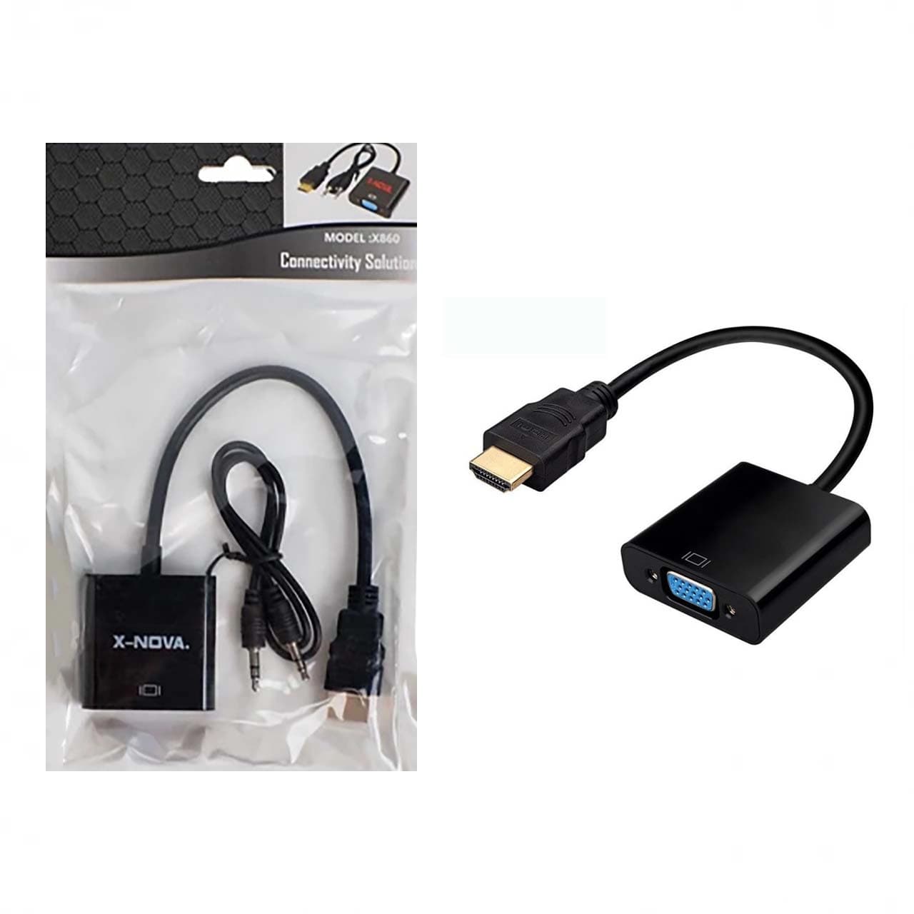 تبدیل HDMI To VGA مدل X860 – مشکی – RYL
