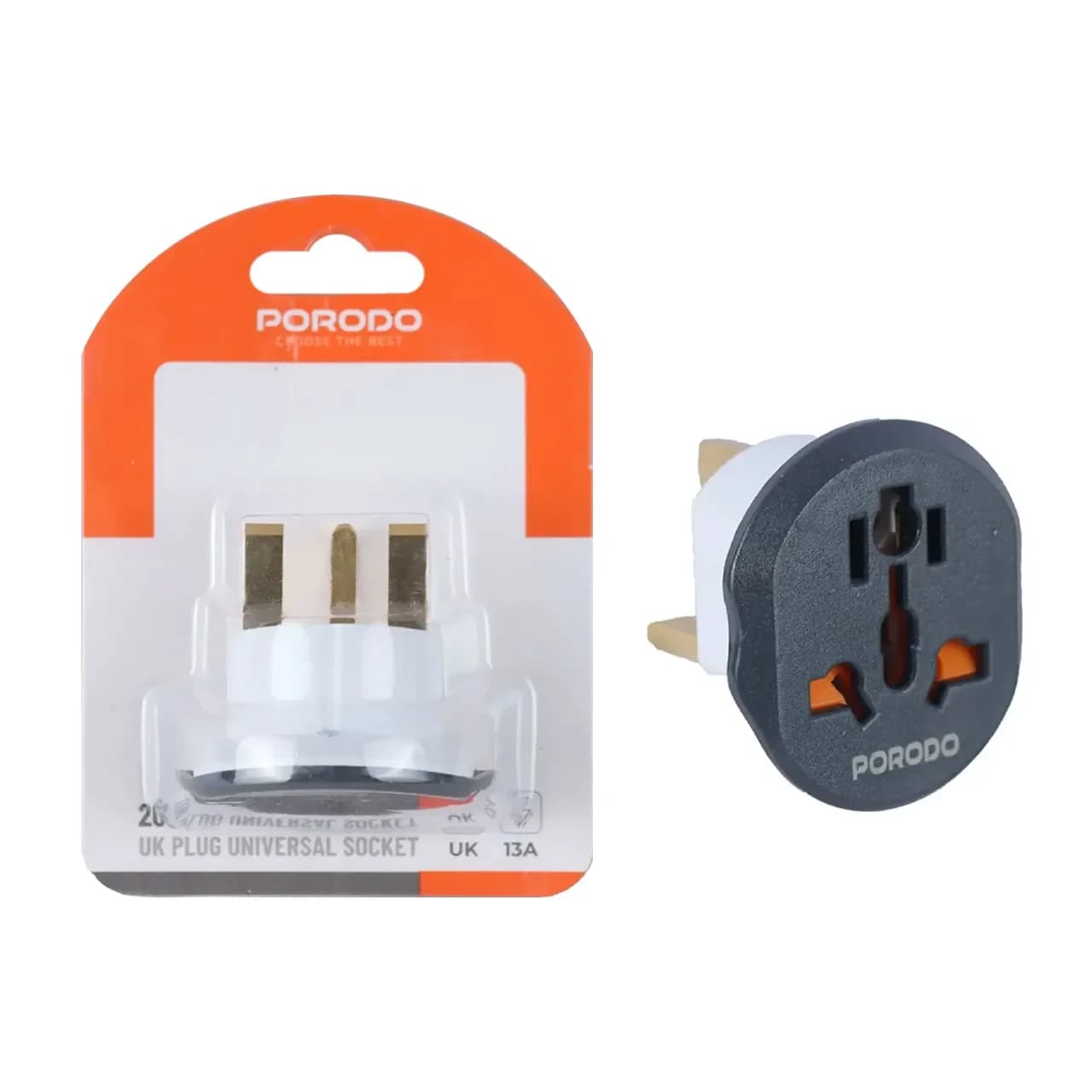 تبدیل برق 3 به 3 Porodo مدل PDKT168BU 2000W – خاکستری سفید (گارانتی 6 ماهه شرکتی) — تصویر ۳