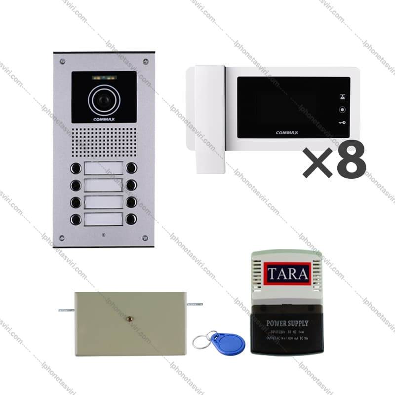 پک آیفون تصویری کوماکس سه واحدی با مانیتور CDV-43N — تصویر ۳