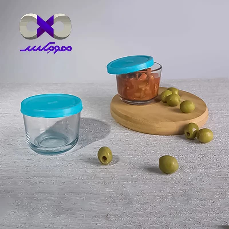 ظرف نگهدارنده پاپریک کاوه مینی – شیشه‌ای