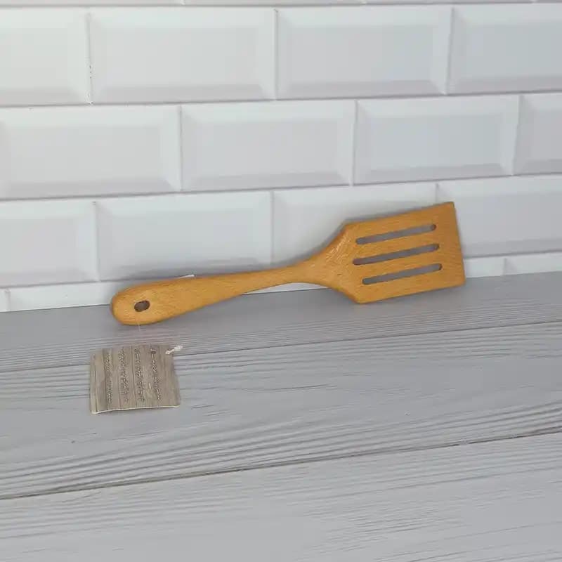 کفگیر شیاردار چوبی اعلا