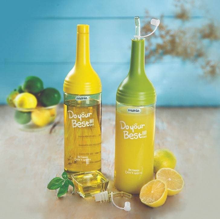 بطری آبلیمو خوری و روغن ریز کوچک مانیا مدل چاپدار کد 105030 گنجایش 500 میلی لیتر — تصویر ۲