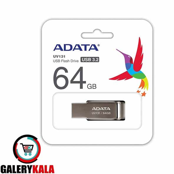 فلش مموری ای دیتا ADATA UV131 64GB ظرفیت 64 گیگابایت USB3.2