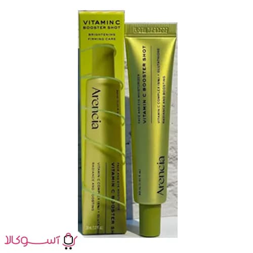 بوستر روشن کننده صورت و دور چشم آرنسیا مدل Vitamin C حجم 30 میل — تصویر ۲
