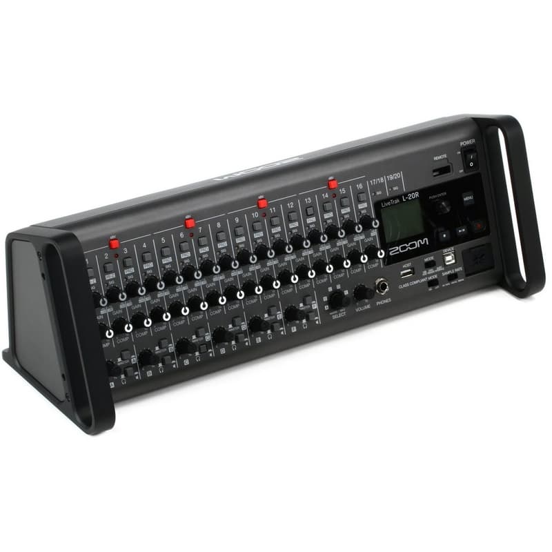 میکسر رکوردر ضبط کننده صدا لایو ترک زوم ال آر LiveTrak L-20R — تصویر ۳