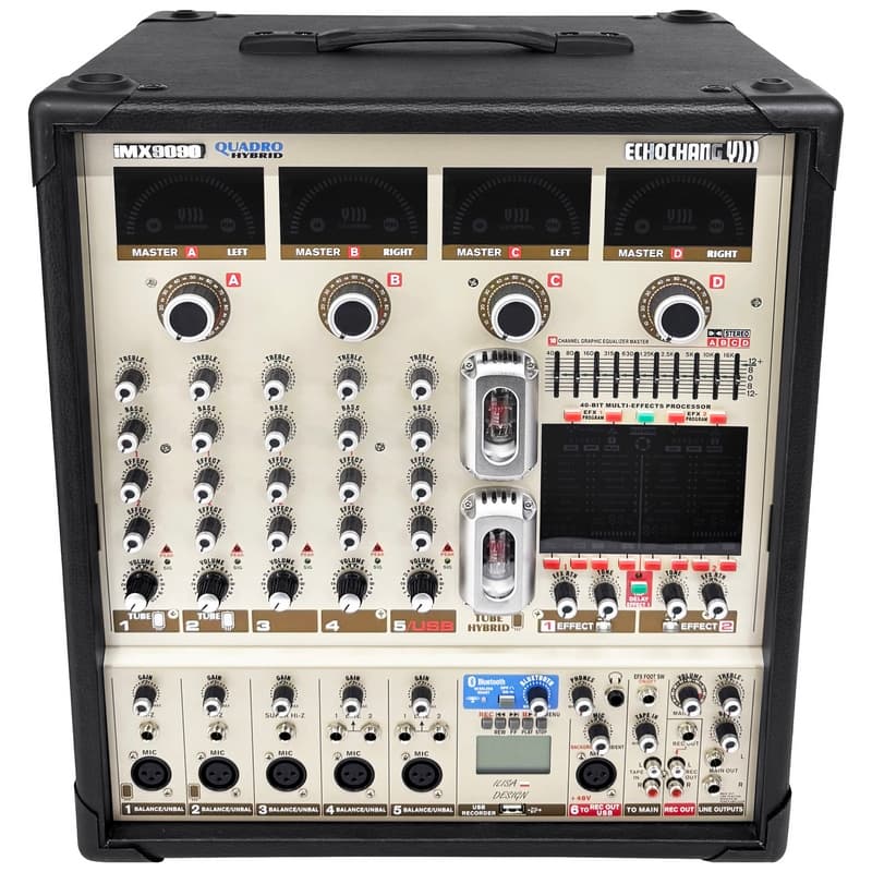پاور میکسر آمپلی فایر چهار کانال اکو چنگ کواد iMX9090 Quadro — تصویر ۳