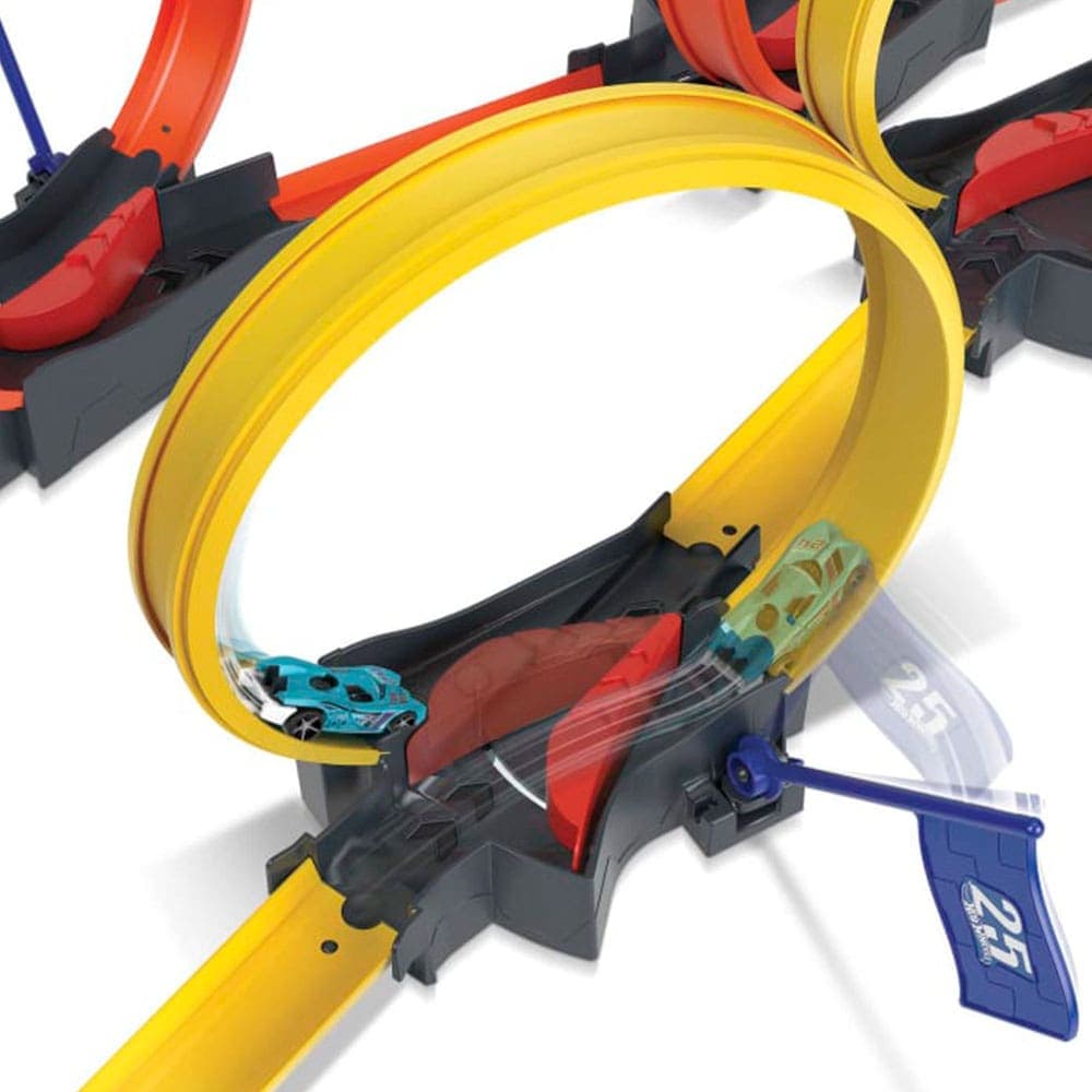 پیست مولتی ریس هات ویلز کد: 03067 HDR83 Hot Wheels Multi-Loop Race Off Playset — تصویر ۳