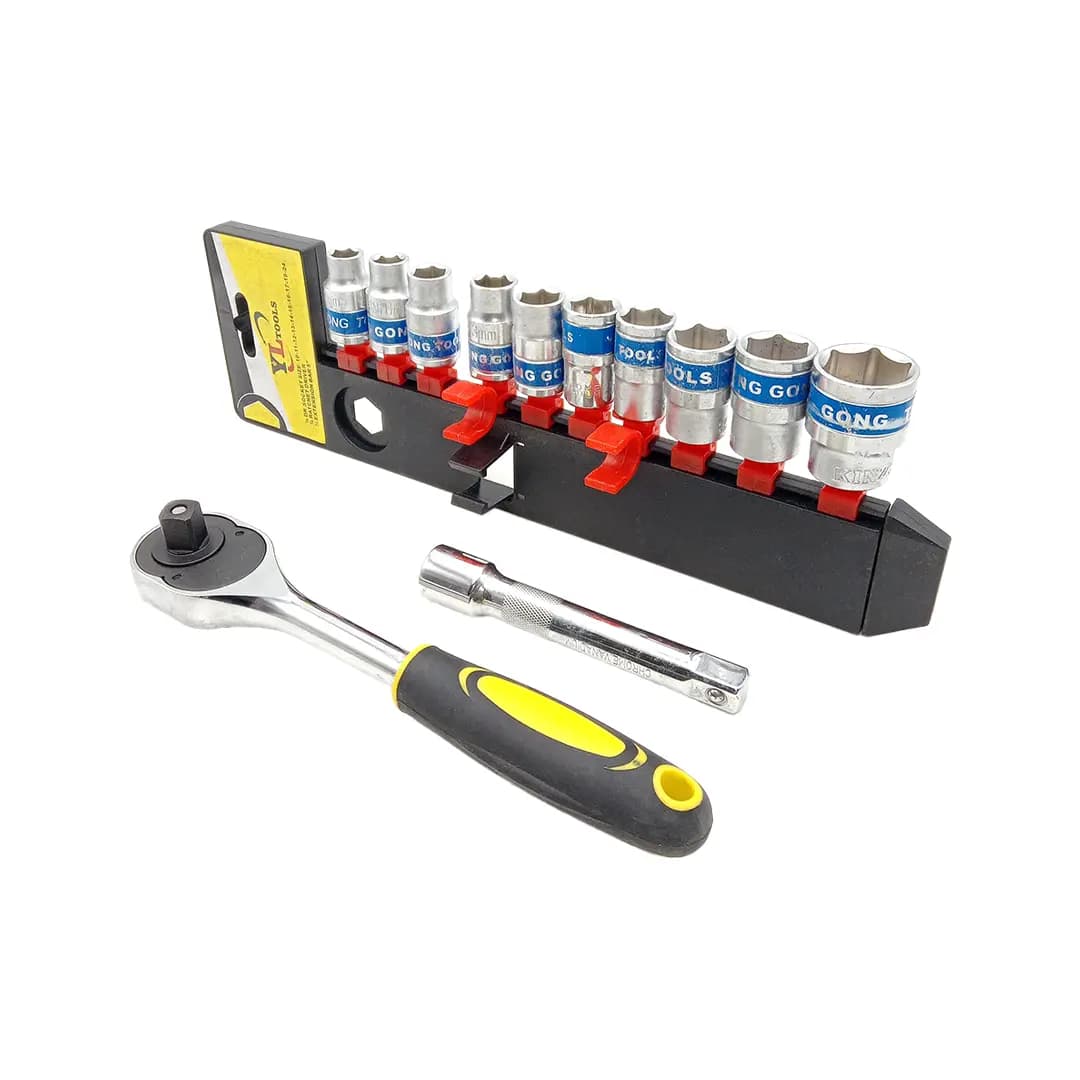 مجموعه آچار بکس ۱۲ عددی ریلی ۱/۲ اینچ YL tools — تصویر ۲