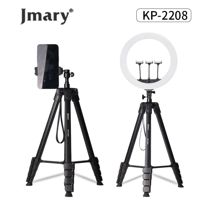 سه پایه دوربین و گوشی جیماری مدل jmary KP 2208 — تصویر ۴