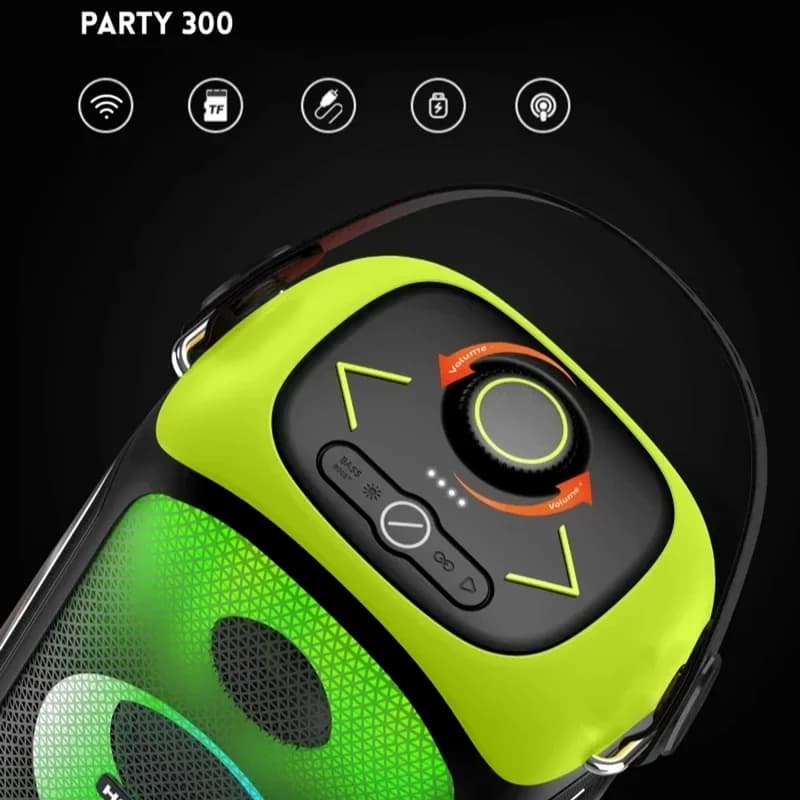 اسپیکر بلوتوثی قابل حمل هوپ استار مدل Hopestar Party 300 — تصویر ۴