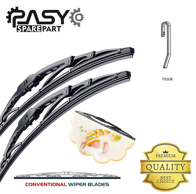 تیغه برف پاک‌کن پاسیکو مدل METAL WIPER مناسب برای پژو 206 SD بسته 2 عددی — تصویر ۶