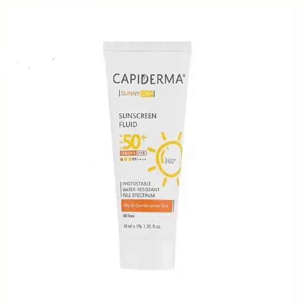فلوئید ضدآفتاب SPF50 روشن کننده کپیدرما برای انواع پوست 40 میل — تصویر ۲