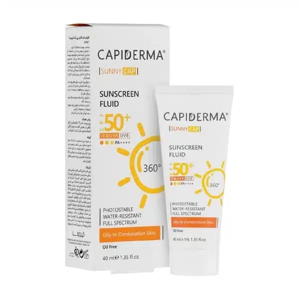 فلوئید ضدآفتاب SPF50 روشن کننده کپیدرما برای انواع پوست 40 میل