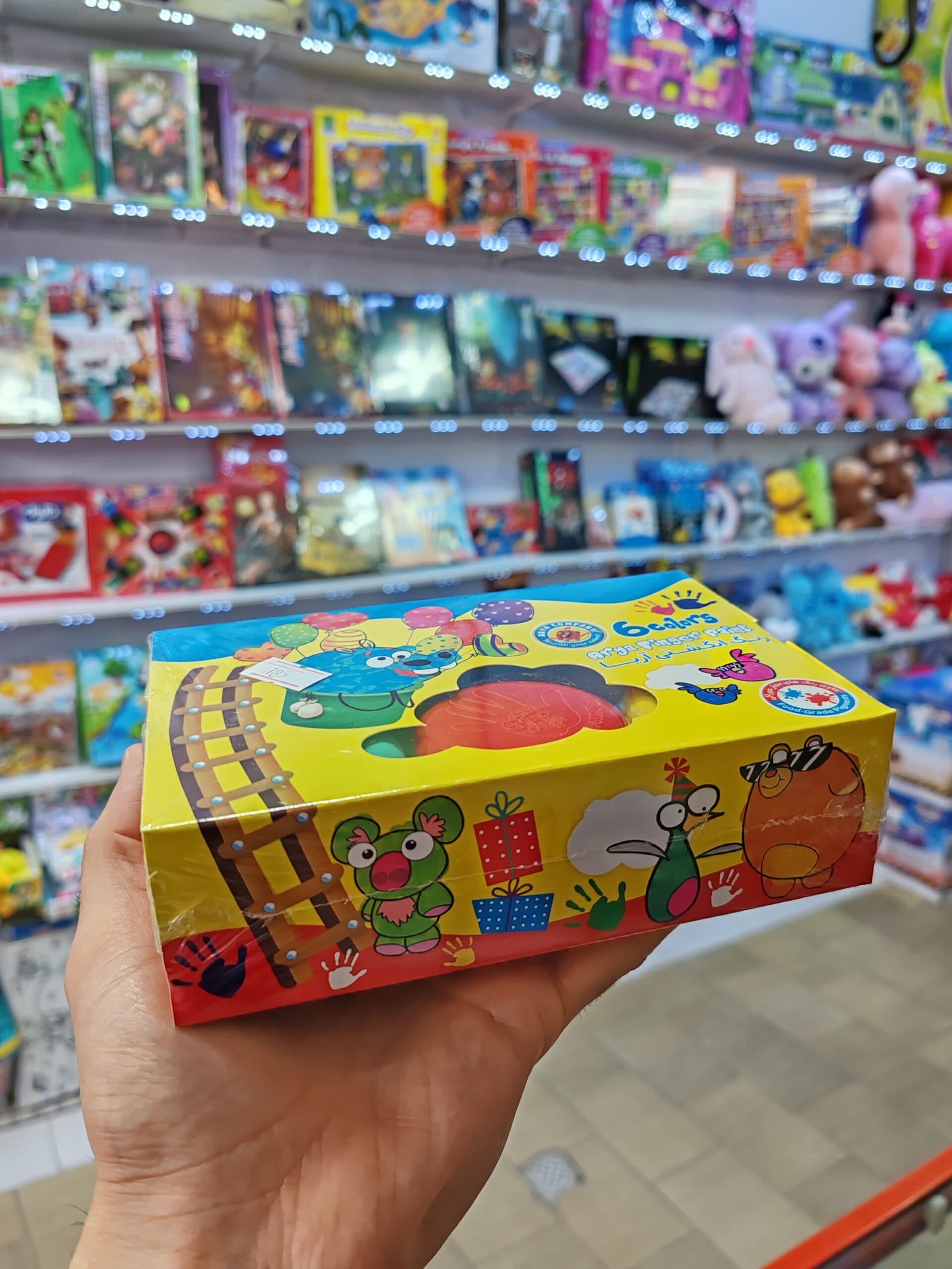 رنگ انگشتی ۶ تایی آریا Arya Finger Paint — تصویر ۲