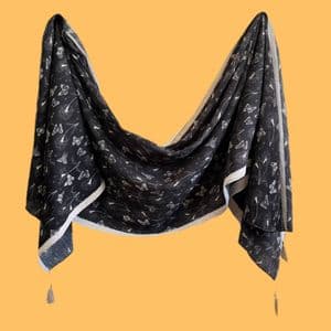 شال پلیسه زنانه کد 379