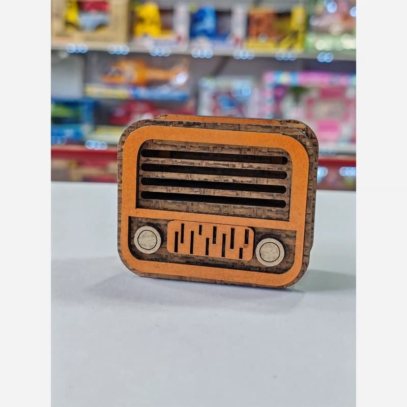 تراش چوبی ام دی اف طرح ضبط و رادیو مخزن دار — تصویر ۴