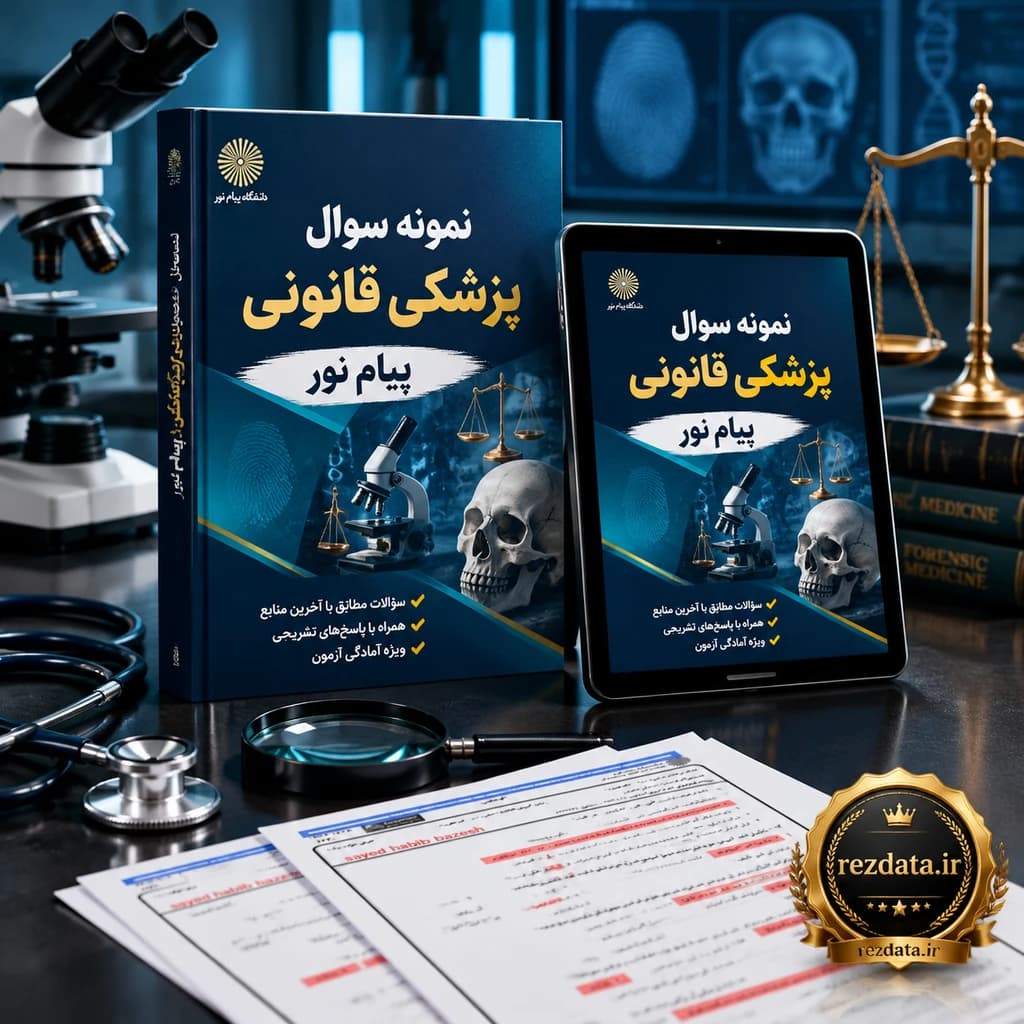دانلود فایل متنی نمونه سوال پزشکی قانونی ( نسخه پی دی اف PDF)
