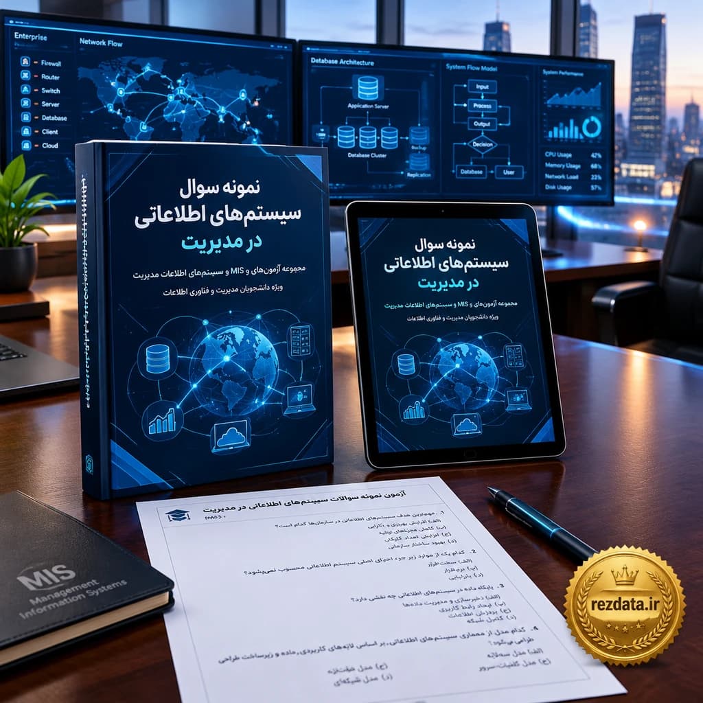 دانلود فایل متنی نمونه سوال درس سیستم های اطلاعاتی در مدیریت ( نسخه پی دی اف PDF)