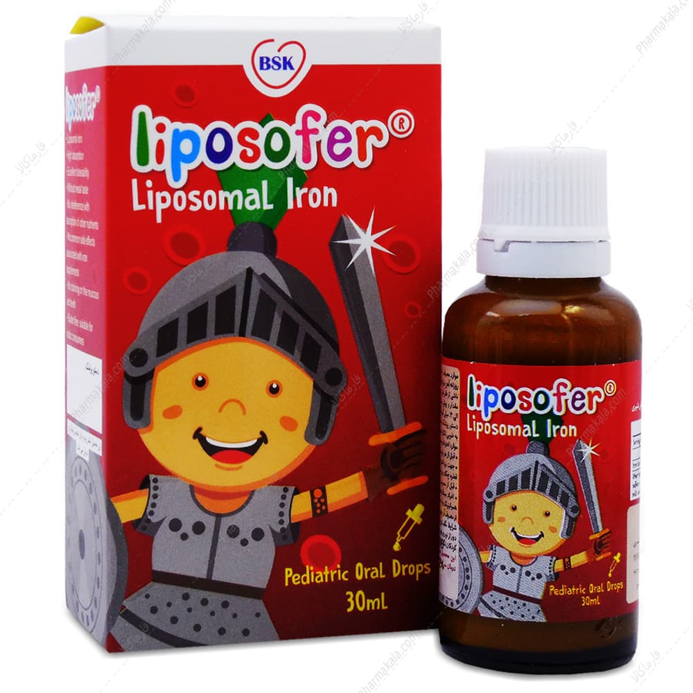 قطره آهن لیپوزومال لیپوزوفر بی اس کی 30ml