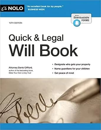 و دانلود نسخه کامل کتاب زبان اصلی Quick & Legal Will Book | دانلود کتاب خارجی