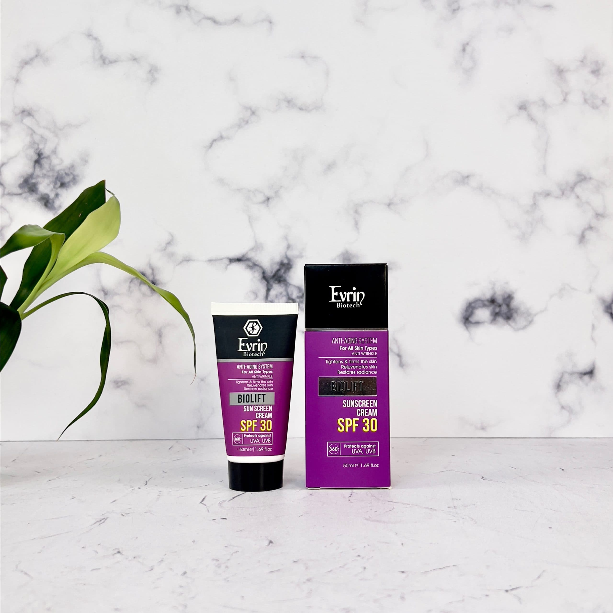 کرم ضد آفتاب ضد چروک SPF30 بایولیفت اورین 50 میلی لیتر