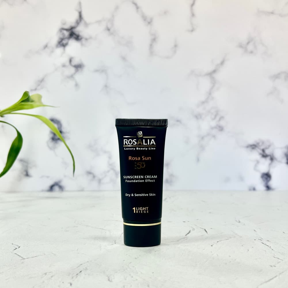 کرم ضد آفتاب رزالیا با SPF50 پوست خشک و حساس 40 میلی لیتر
