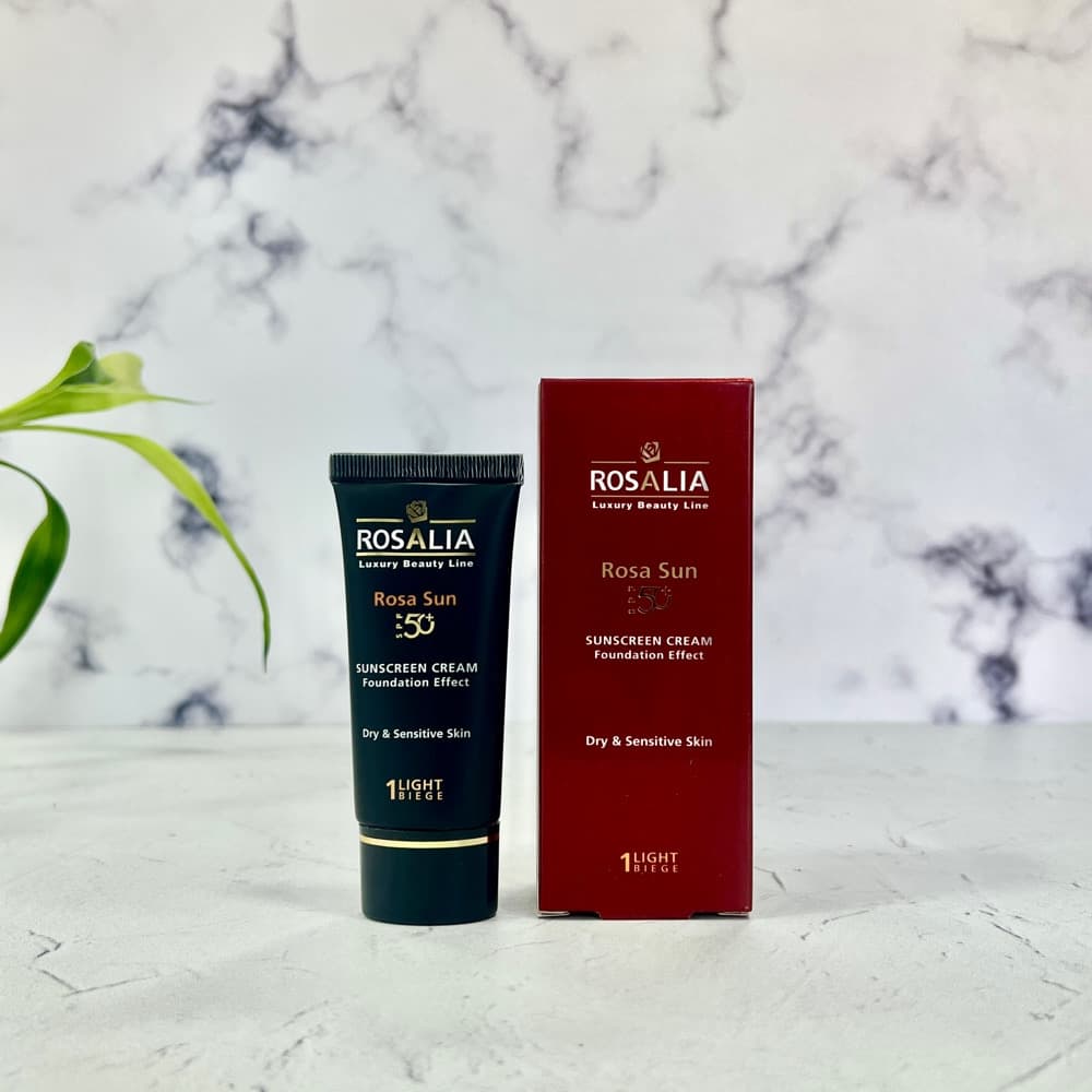 کرم ضد آفتاب رزالیا با SPF50 پوست خشک و حساس 40 میلی لیتر — تصویر ۲