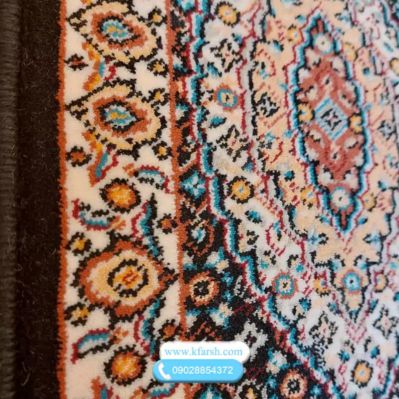 فرش پله طرح ریزماهی سرمه ای — تصویر ۴