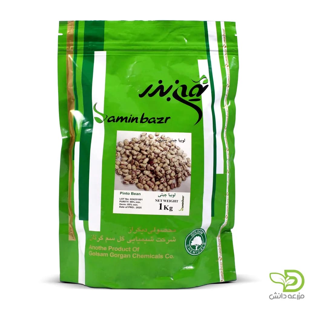 بذر لوبیا چیتی ثمین گل سم گرگان