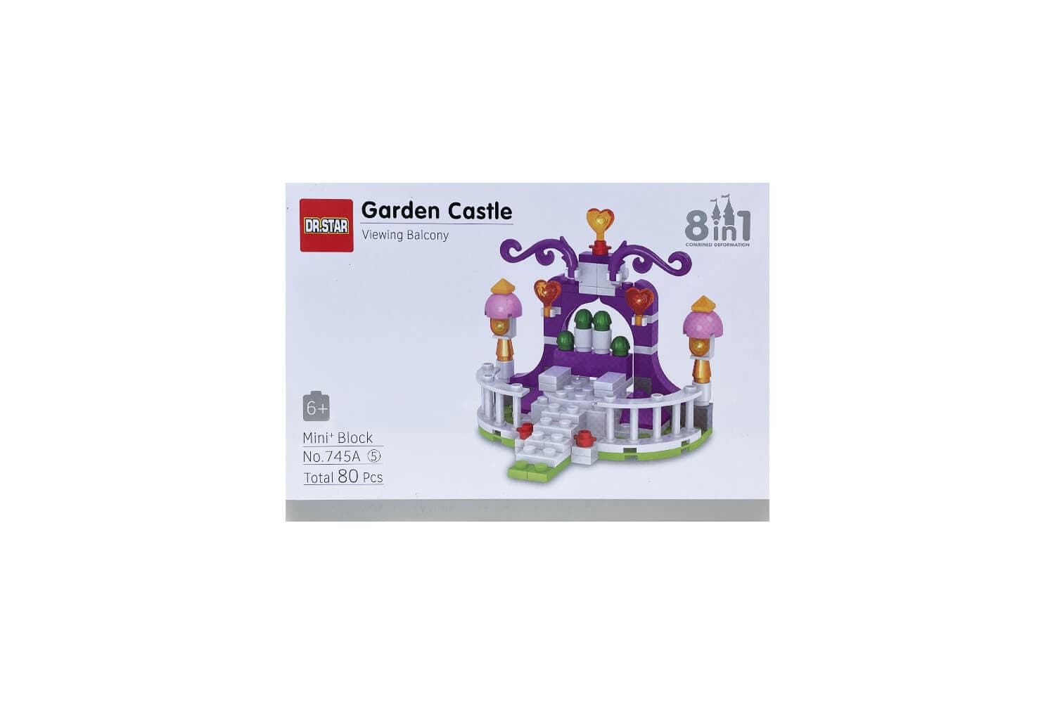 لگو قلعه دخترانه مدل خانه شادی GARDEN CASTLE (کد 745A-8) — تصویر ۵