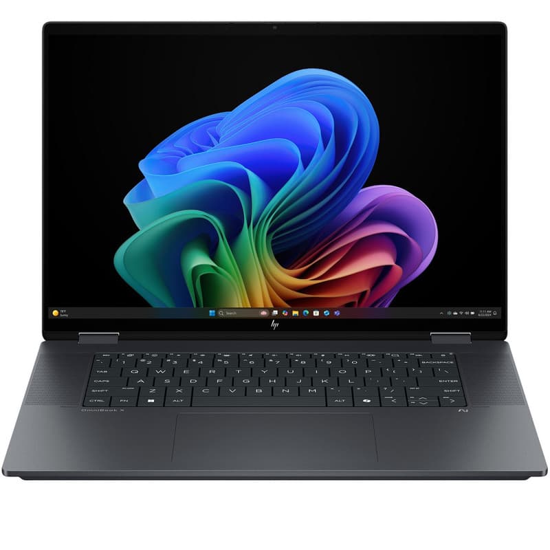 لپتاپ 16 اینچی اچپی مدل OmniBook X Flip 16-as0023dx، پردازنده Core Ultra 7-256V، رم 16 گیگابایت LPDDR5X، حافظه SSD با ظرفیت 1 ترابایت، نمایشگر لمسی چرخش 360 درجه و پشتیبانی از قلم، سیستم عامل ویندوز — تصویر ۹