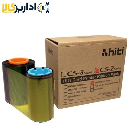 ریبون رنگی هایتی CS-2 YMCKO 400 Prints (غیر اورجینال)