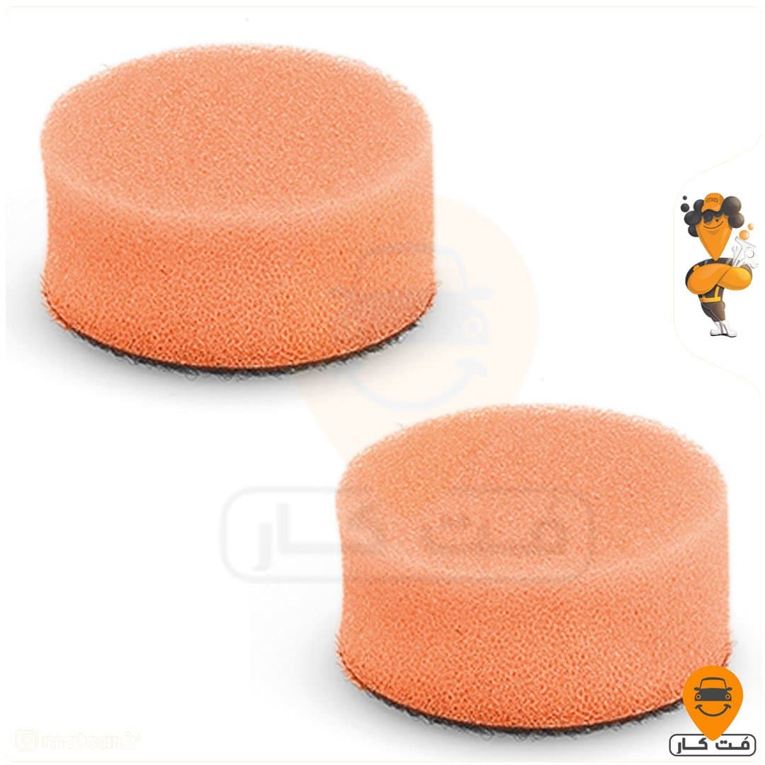 پد پولیش نارنجی متوسط سایز 40 فلکس Flex Polishing Sponge Medium — تصویر ۲
