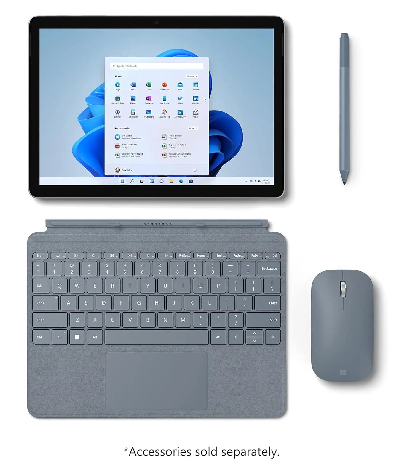 لپ تاپ سرفیس گو Surface Go 2 Pentium Gold 4425Y/8GB/128GB/Intel HD Graphics 615 — تصویر ۳