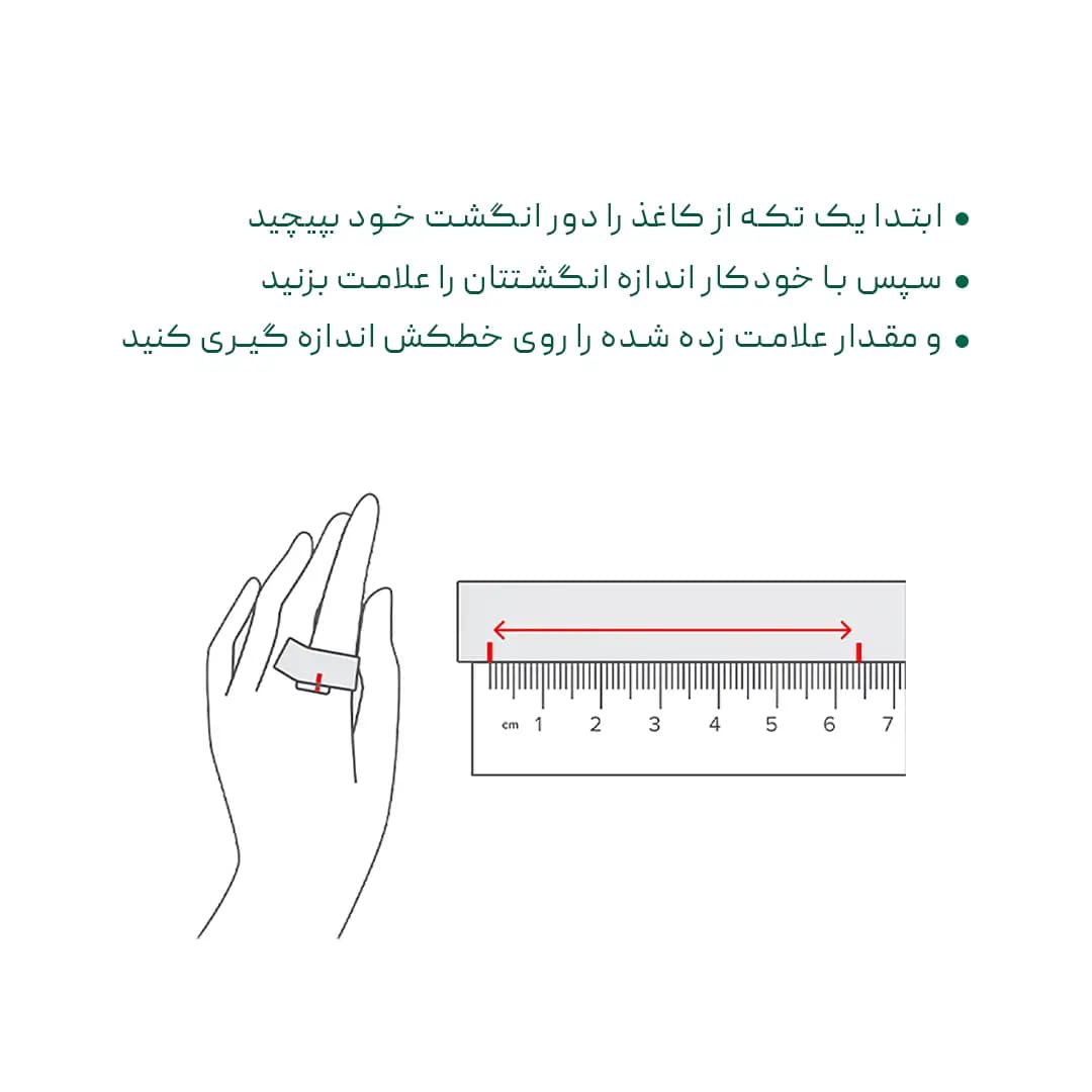 انگشتر نقره مربع انیکس درفش کاویانی — تصویر ۳
