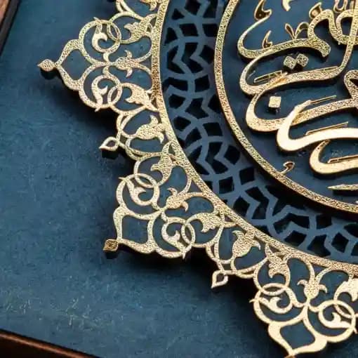 تابلو لاهور قهوه ای (31*31) — تصویر ۴