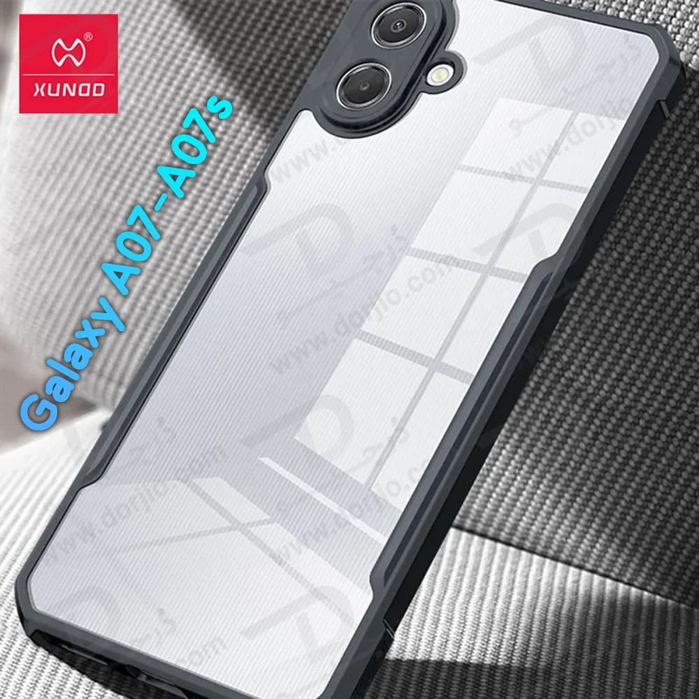 کریستال شیلد شفاف Galaxy A07s مارک XUNDD سری Beatle — تصویر ۷