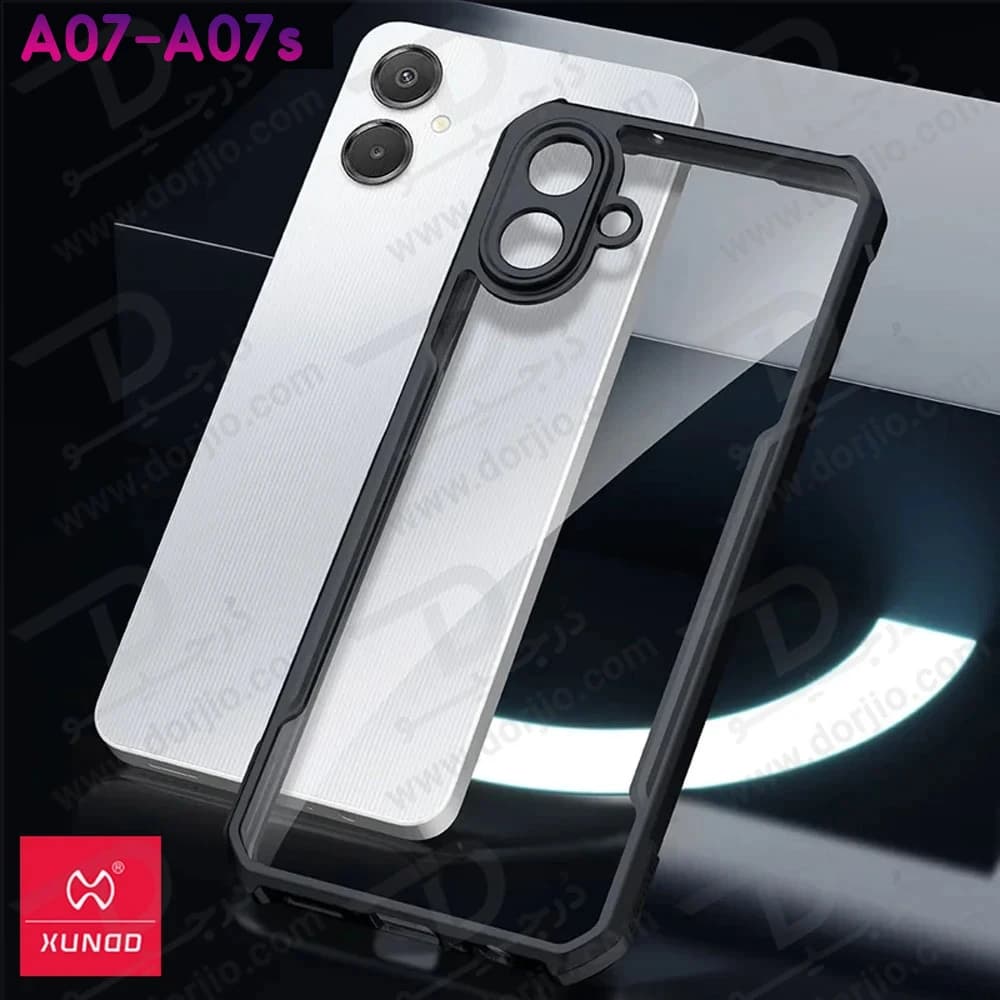 کریستال شیلد شفاف Galaxy A07s مارک XUNDD سری Beatle — تصویر ۶