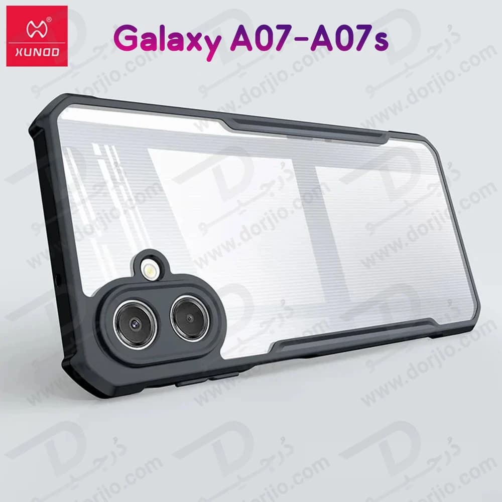 کریستال شیلد شفاف Galaxy A07s مارک XUNDD سری Beatle — تصویر ۳