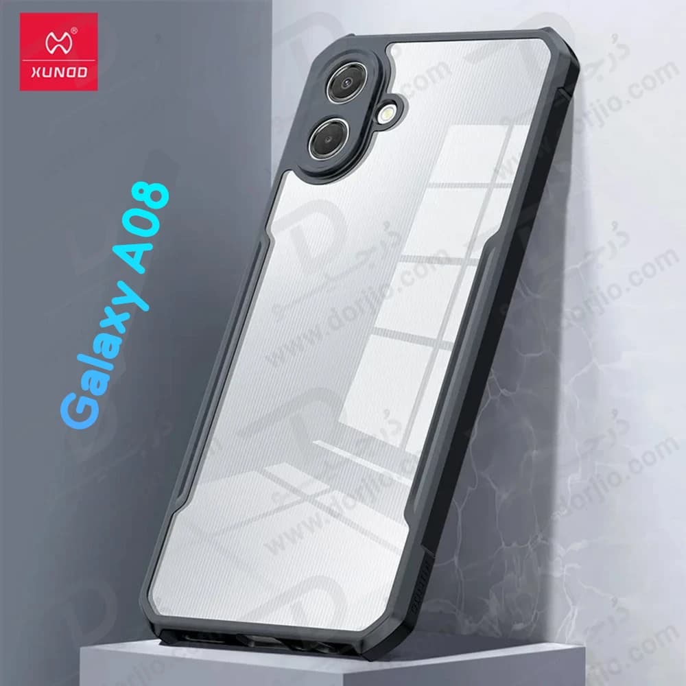 کریستال شیلد شفاف Galaxy A08 مارک XUNDD سری Beatle — تصویر ۳