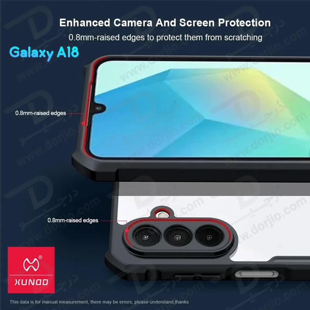 کریستال شیلد شفاف Galaxy A18 مارک XUNDD سری Beatle — تصویر ۷
