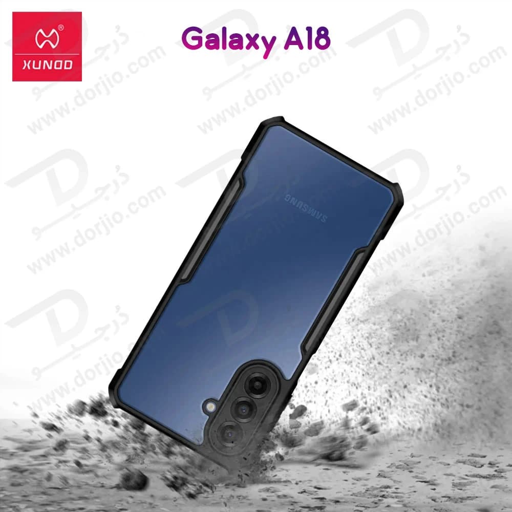 کریستال شیلد شفاف Galaxy A18 مارک XUNDD سری Beatle — تصویر ۴
