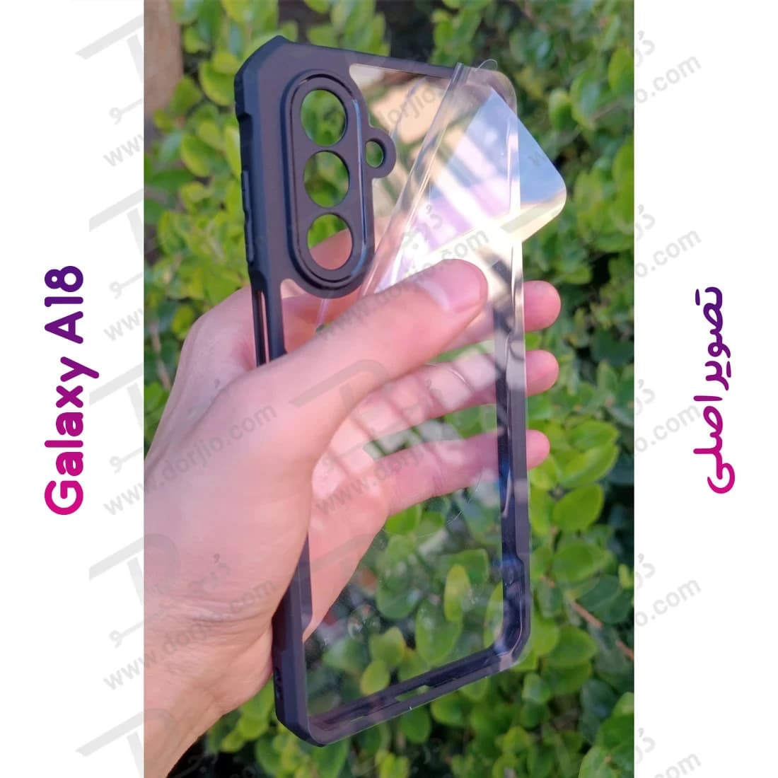 کریستال شیلد شفاف Galaxy A18 مارک XUNDD سری Beatle — تصویر ۳
