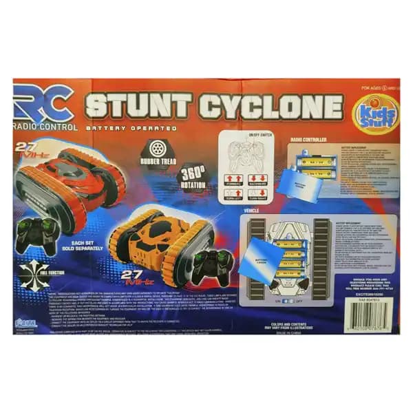 ماشین کنترلی آفرود RC مدل Stunt Cyclone برند Kids Stuff — تصویر ۳